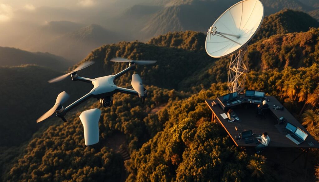 Penggunaan Drone dan Satelit dalam Memantau Tambang Ilegal Penggunaan Drone dan Satelit dalam Memantau Tambang Ilegal