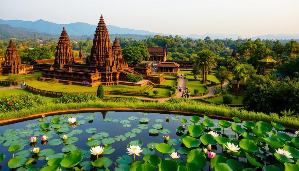 pemandangan sekitar candi prambanan pemandangan sekitar candi prambanan