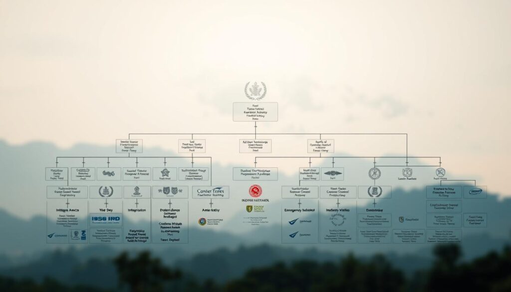 struktur organisasi pertahanan negara