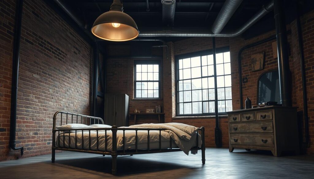 tema dekorasi kamar industrialis